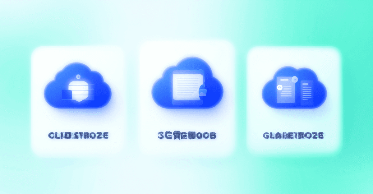 クラウドストレージ3社比較イメージ