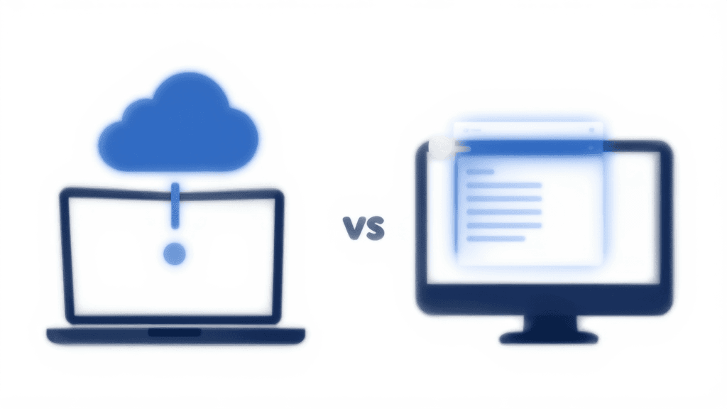 弥生会計オンラインとデスクトップ版の比較