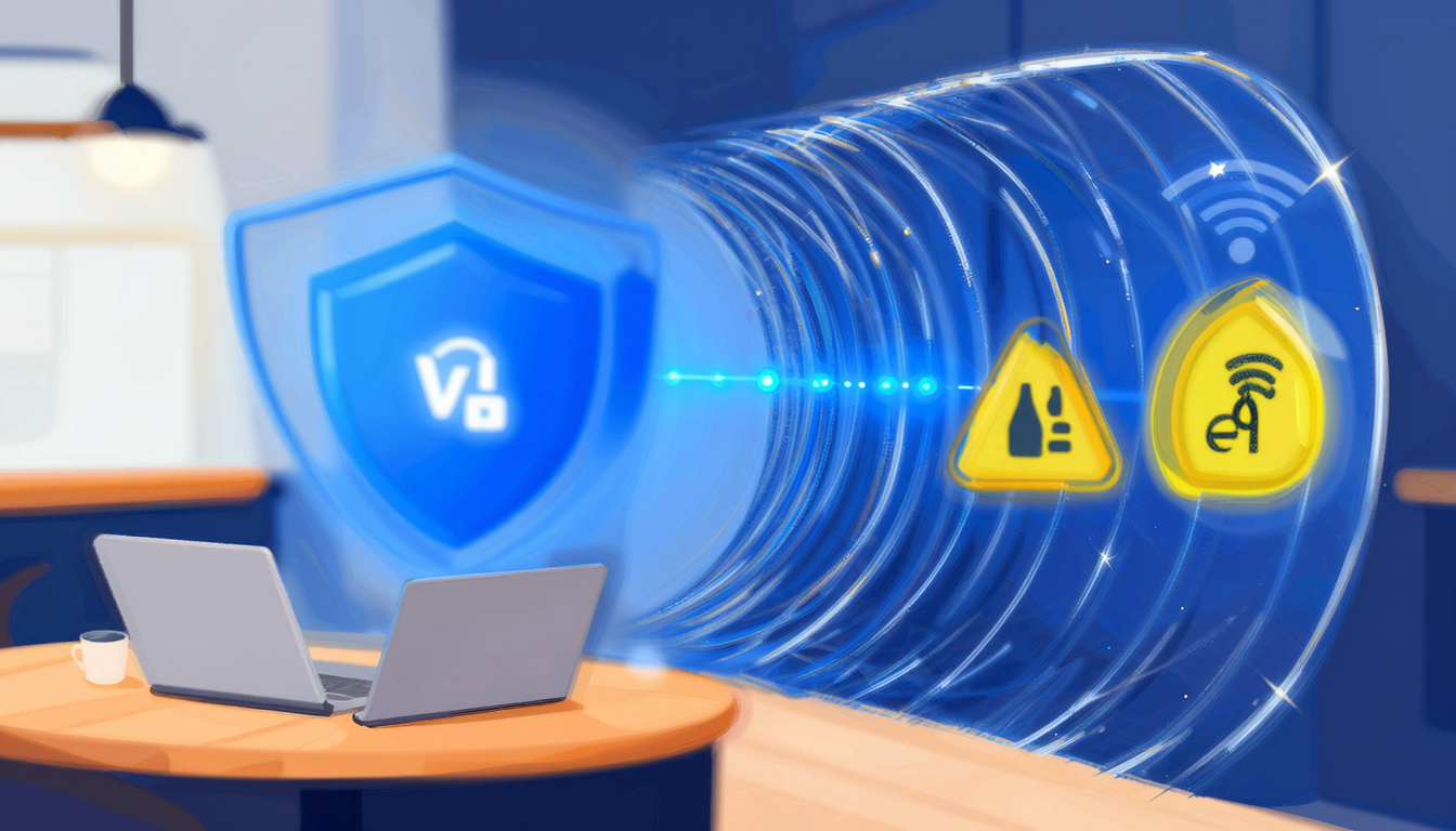 VPNセキュリティの概念図