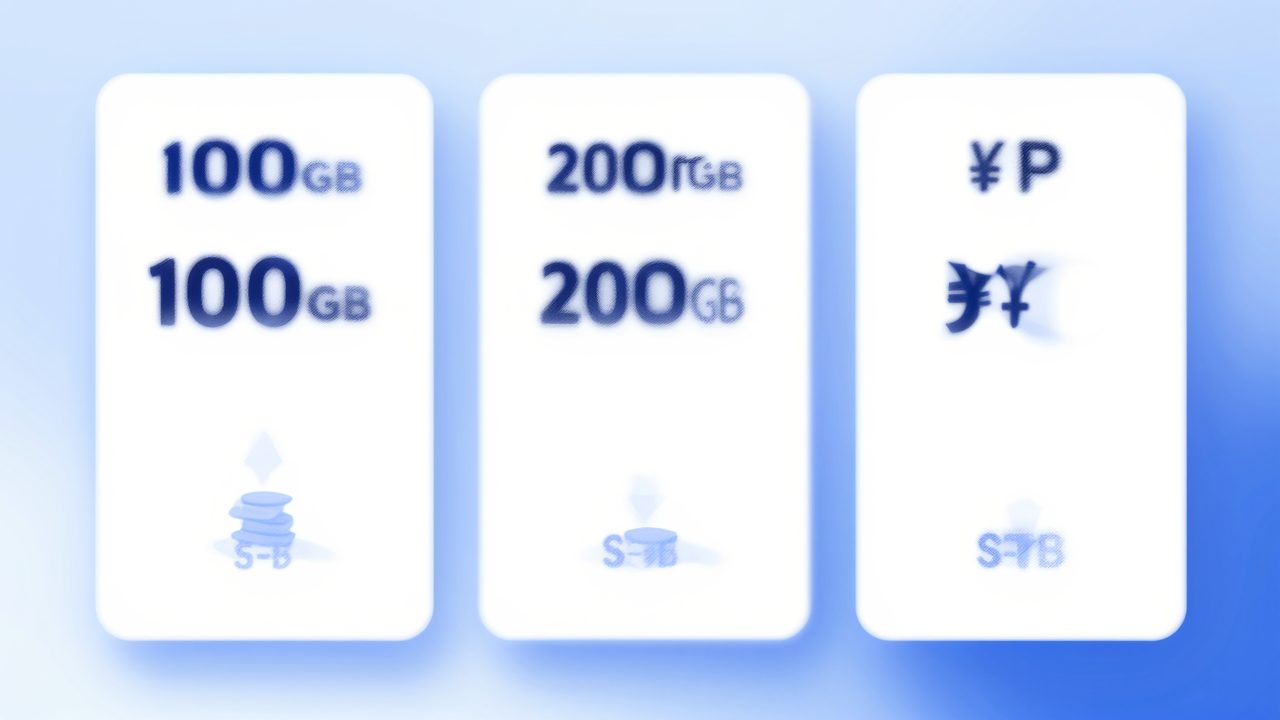 Google One 料金プラン比較