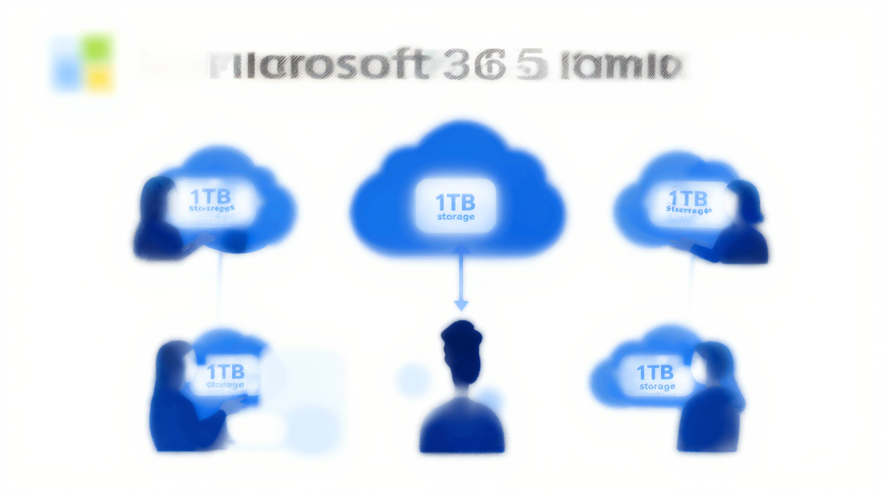 Microsoft 365 Family 6人シェアプランのコスト計算イメージ