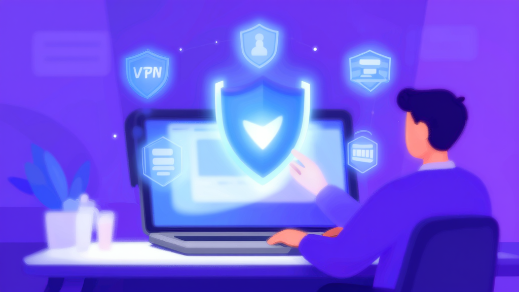 VPNを選ぶ際の判断軸を視覚的に示すイメージ